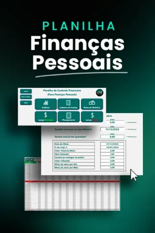 Prévia da Planilha de Finanças Pessoais